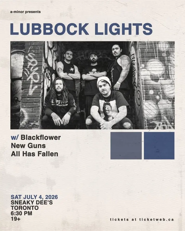 Lubbock Lights w/ Blackflower, New Guns & All Has Fallen