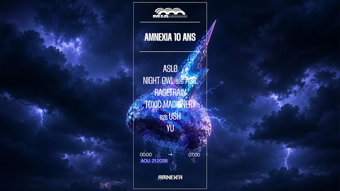 Amnexia 10 Ans : Toxic Machinery B2b Ush, Ragetrain & More