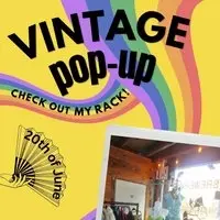 CHECK OUT MY RACK - Vintage pop-up shop!