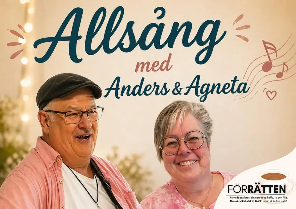 Förrätten: Allsång med Anders och Agneta