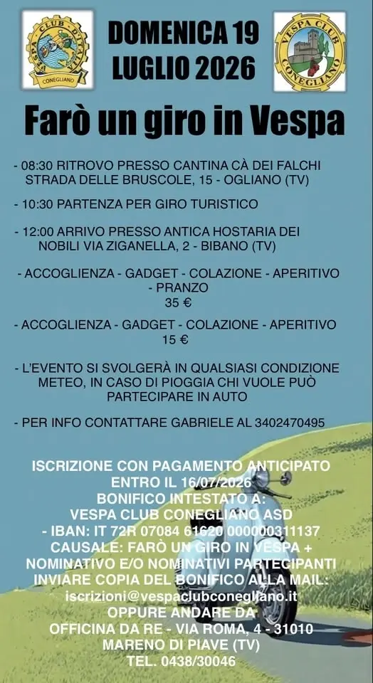 Farò un giro in Vespa