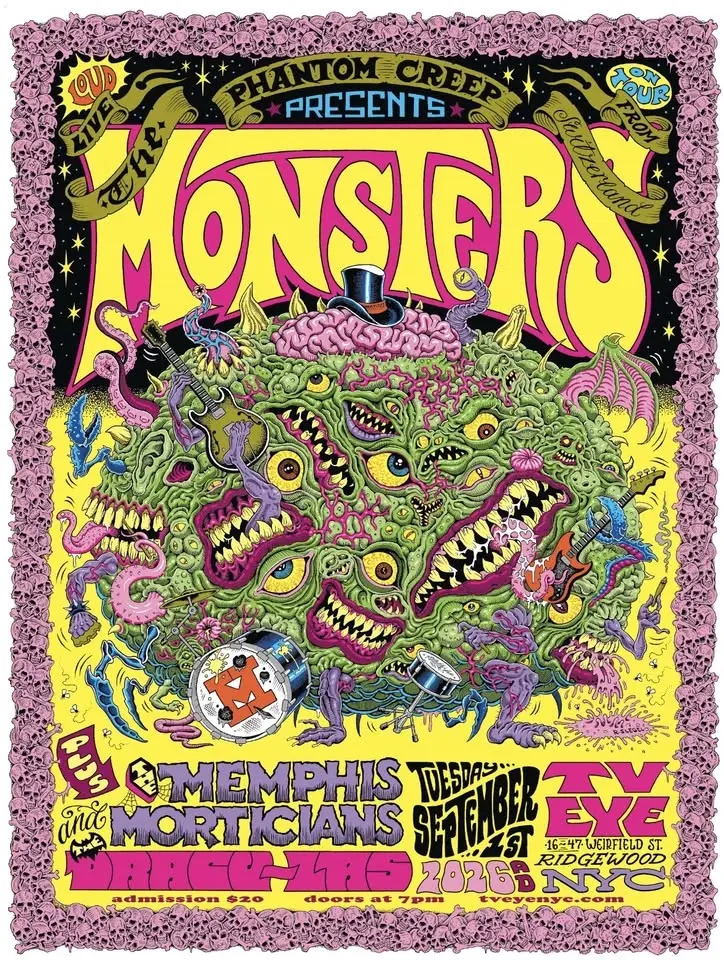 THE MONSTERS, MEMPHIS MORTICIANS, & DRACU-LAS
