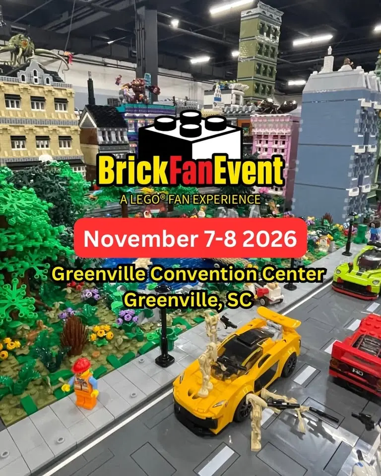 Brick Fan Event – A LEGO® Fan Expo | Greenville LEGO® Convention | November 7-8, 2026