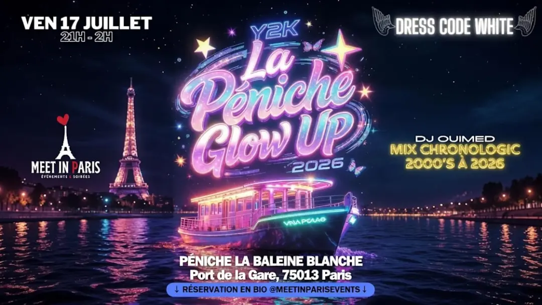La Péniche Glow Up - 17 Juillet