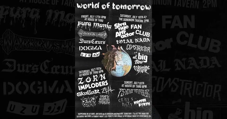 WORLD OF TOMORROW Nite 3 - Psychic Armour + Crisis Party + Koffin Byrth