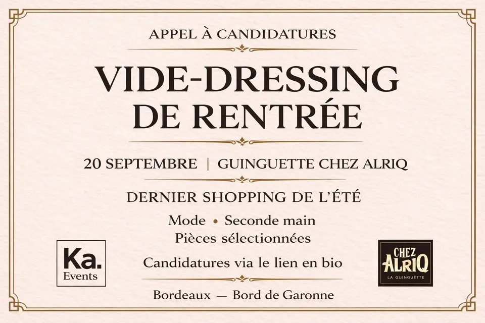 DERNIER SHOPPING DE L’ÉTÉ 🍂 à la Guinguette chez Alriq