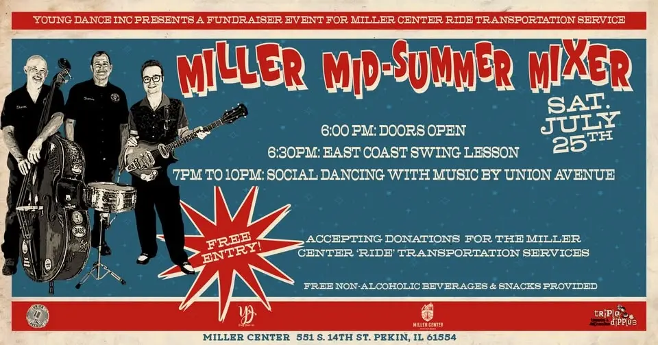Miller Mid-Summer Mixer Fundraiser with Union Avenue