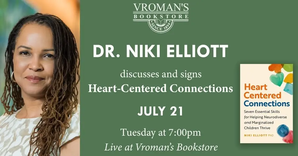 Dr. Niki Elliott discusses & signs Heart-Centered Connections