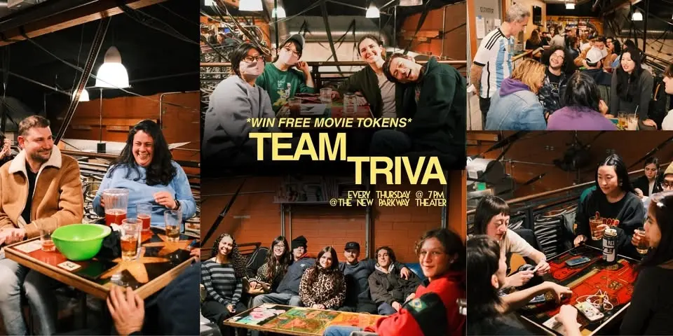 FREE TEAM TRIVIA @ The New Parkway Theater in Oakland *WIN FREE PRIZES*