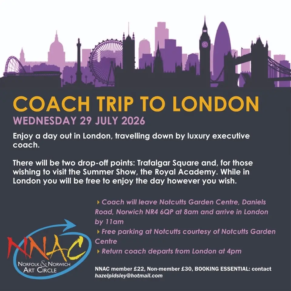 Coach Trip to London with Norfolk and Norwich Art Circle