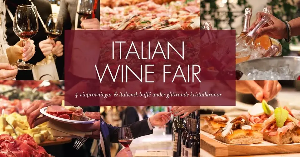 Italiensk vinprovning med obegränsad buffé 🍷✨🇮🇹🍝