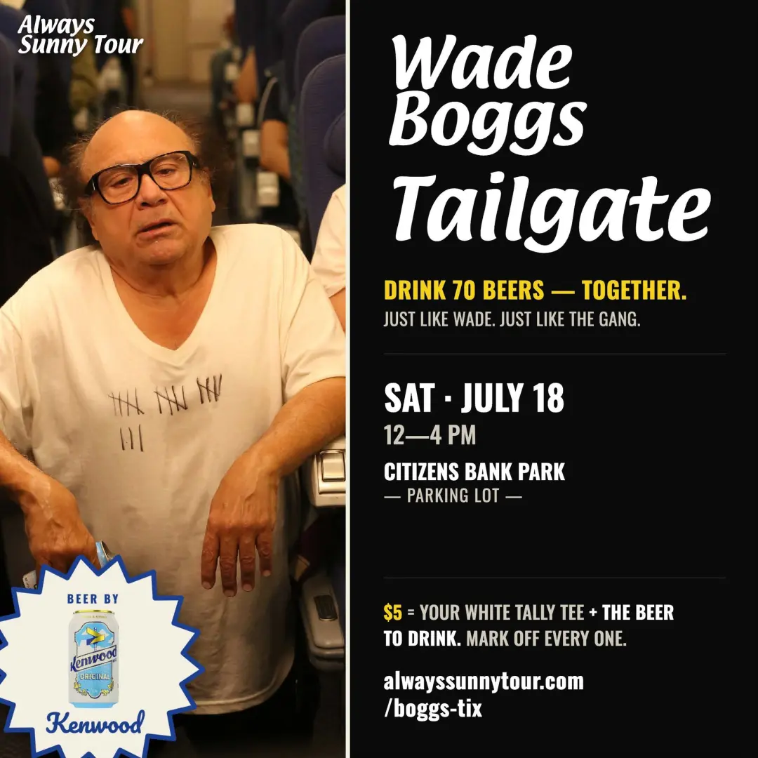 The Gang Beats Boggs: The Always Sunny Wade Boggs Phillies Tailgate