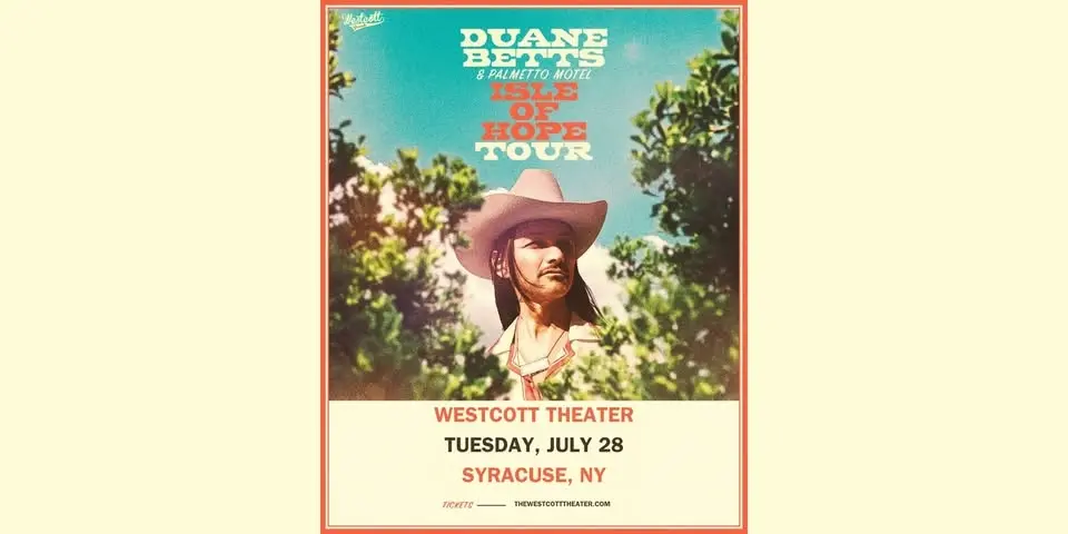 Duane Betts & The Palmetto Hotel at Westcott Theater