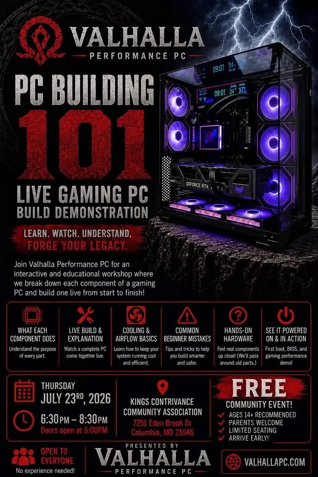 PC building 101 / FREE community event