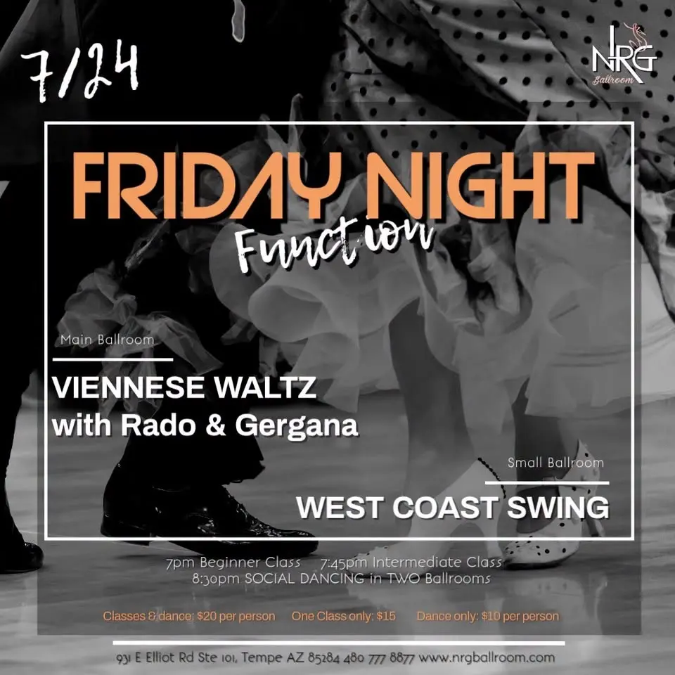 Friday Night Function: VIENNESE WALTZ & WCS 