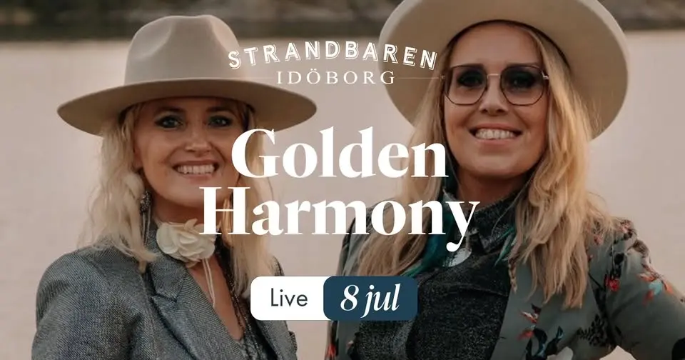 8 juli: Golden Harmony live på Strandbaren, Idöborg
