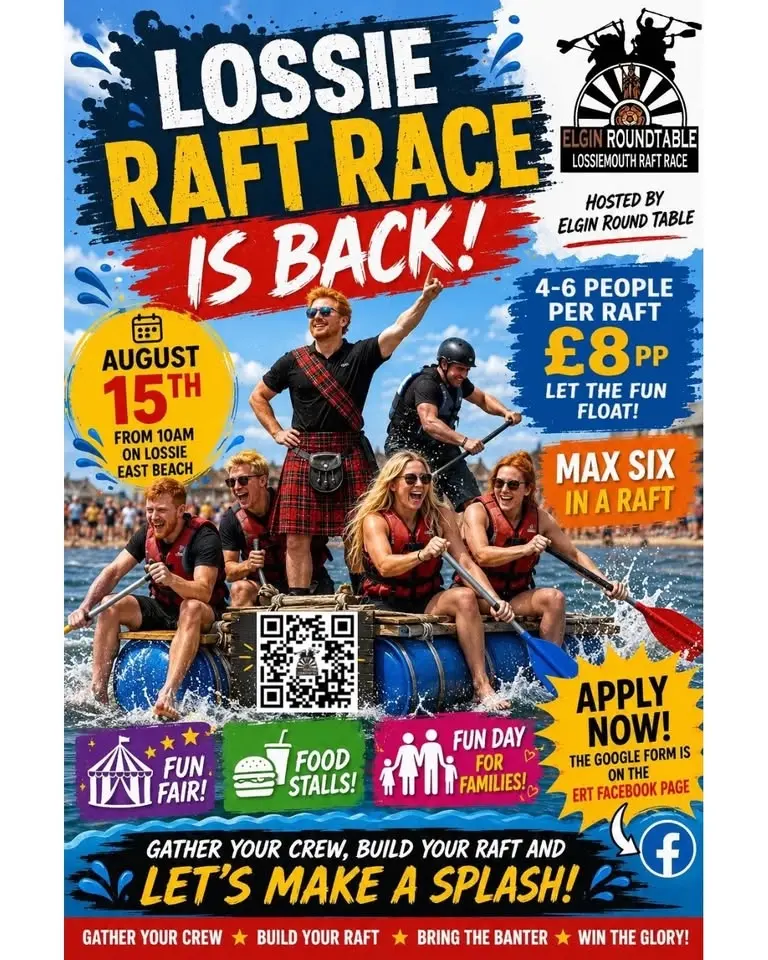 Lossie raft race 