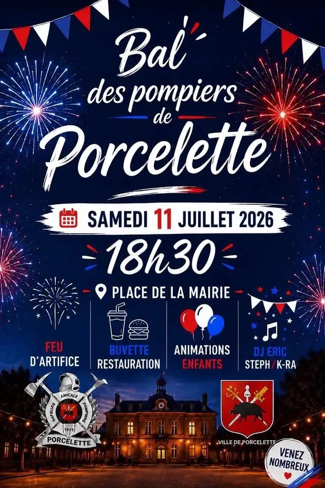 Bal des pompiers 🎉🚒
