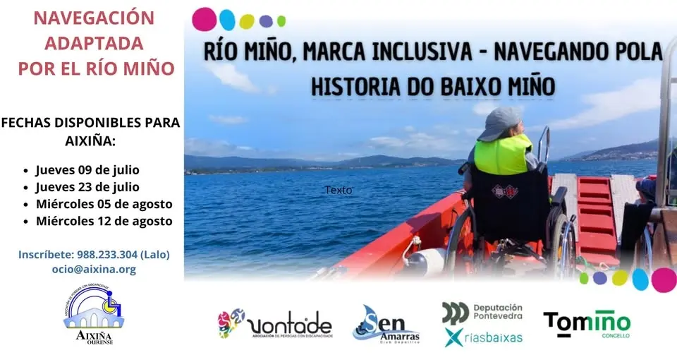 Motonáutica adaptada por el Río Miño