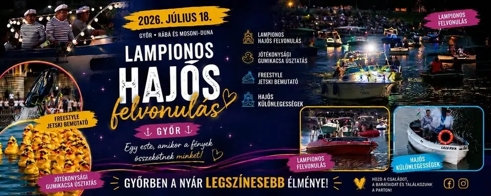 II. Lampionos Hajós Felvonulás