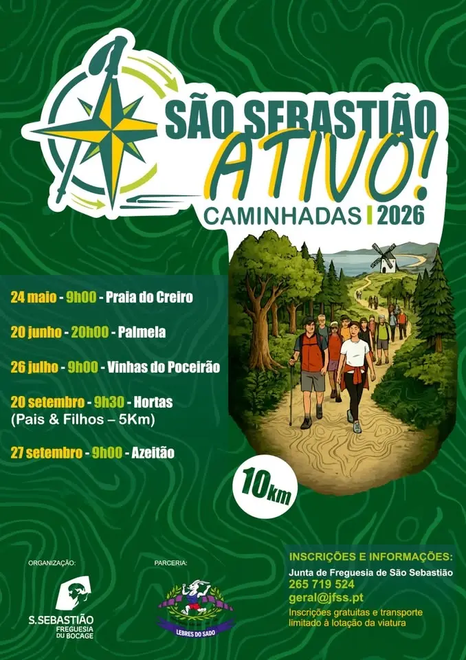 Caminhadas São Sebastião Ativo 2026 - Vinhas do Poceirão