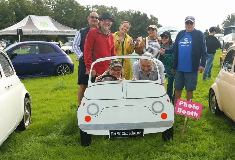 Fiat 500 Club showcase at Bohernabreena Car Show