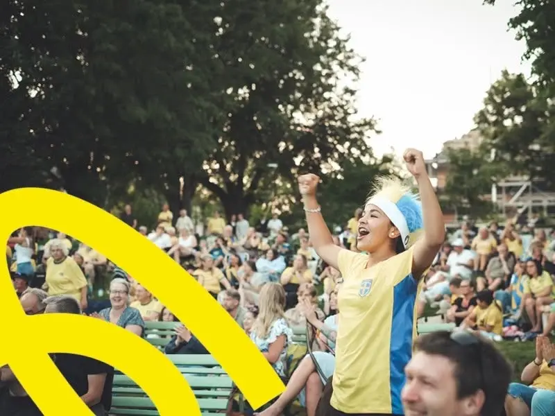 STREAM - Fotbolls VM, Nederländerna-Sverige i Stadsparken