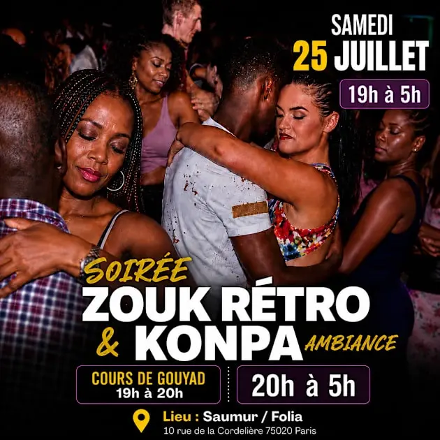 Soirée Zouk Rétro Et Konpa Et Gouyad