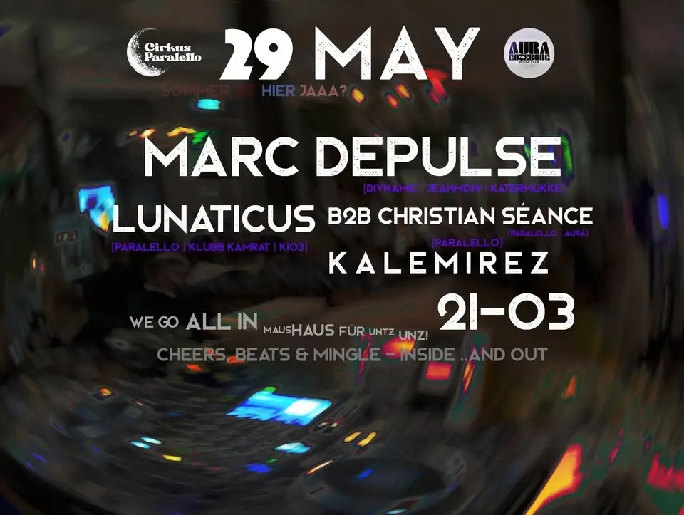 AURA | MARC DEPULSE | PARALELLO | 29 MAY / 29 MAJ