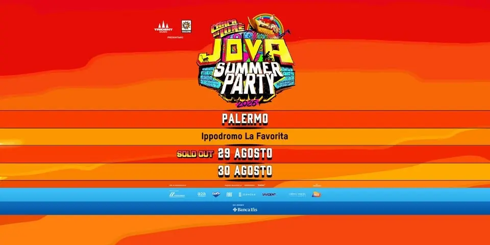 Jova Summer Party • Palermo @ Ippodromo La Favorita 29-30/08