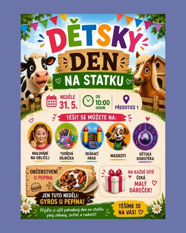 Dětský den na statku