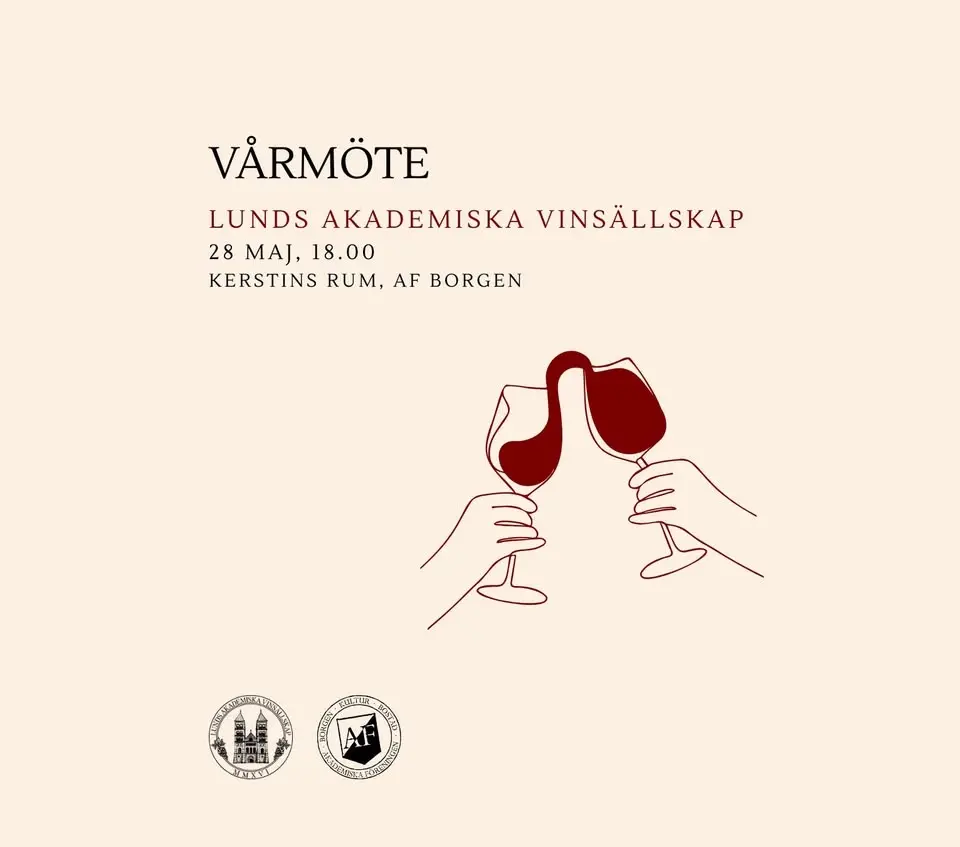 Vårmöte 2026 - Lunds Akademiska Vinsällskap