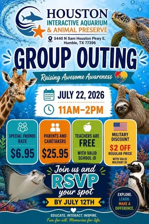 Interactive Aquarium July Group Outing
