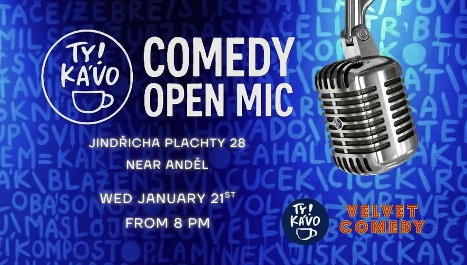 Comedy Open Mic at Ty Kávo!