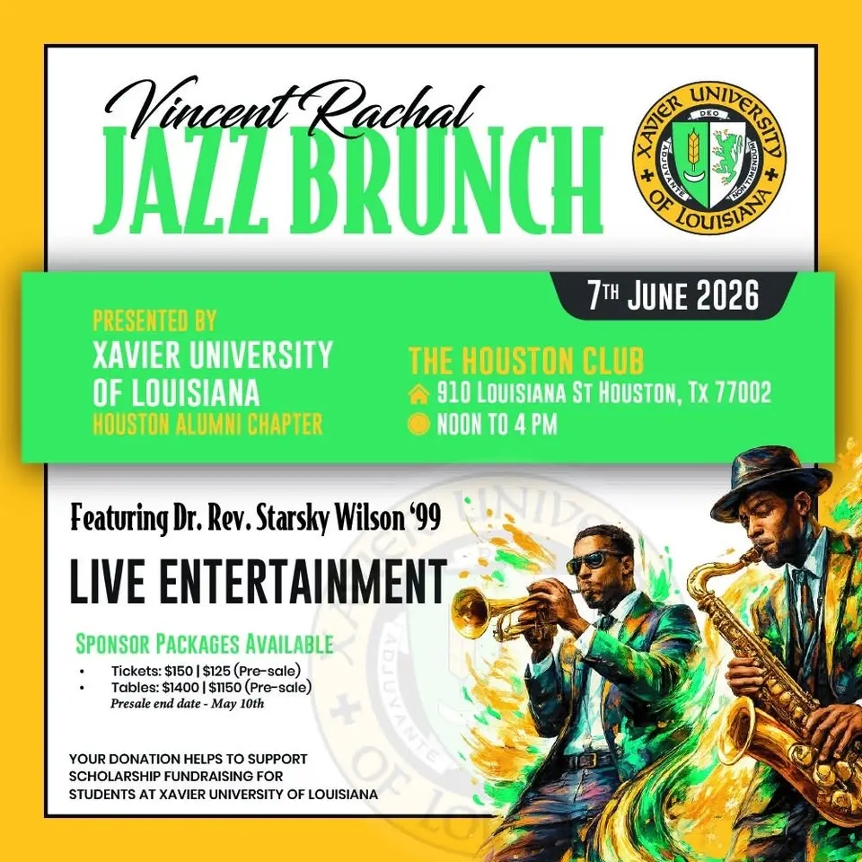 XU Houston Alumni "Vincent Rachal" Jazz Brunch