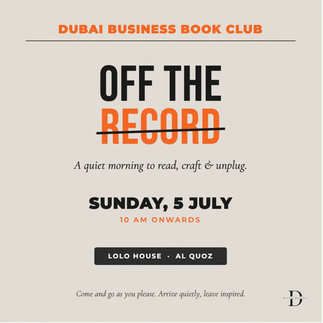 OFF THE RECORD by Dubai Business Book Club