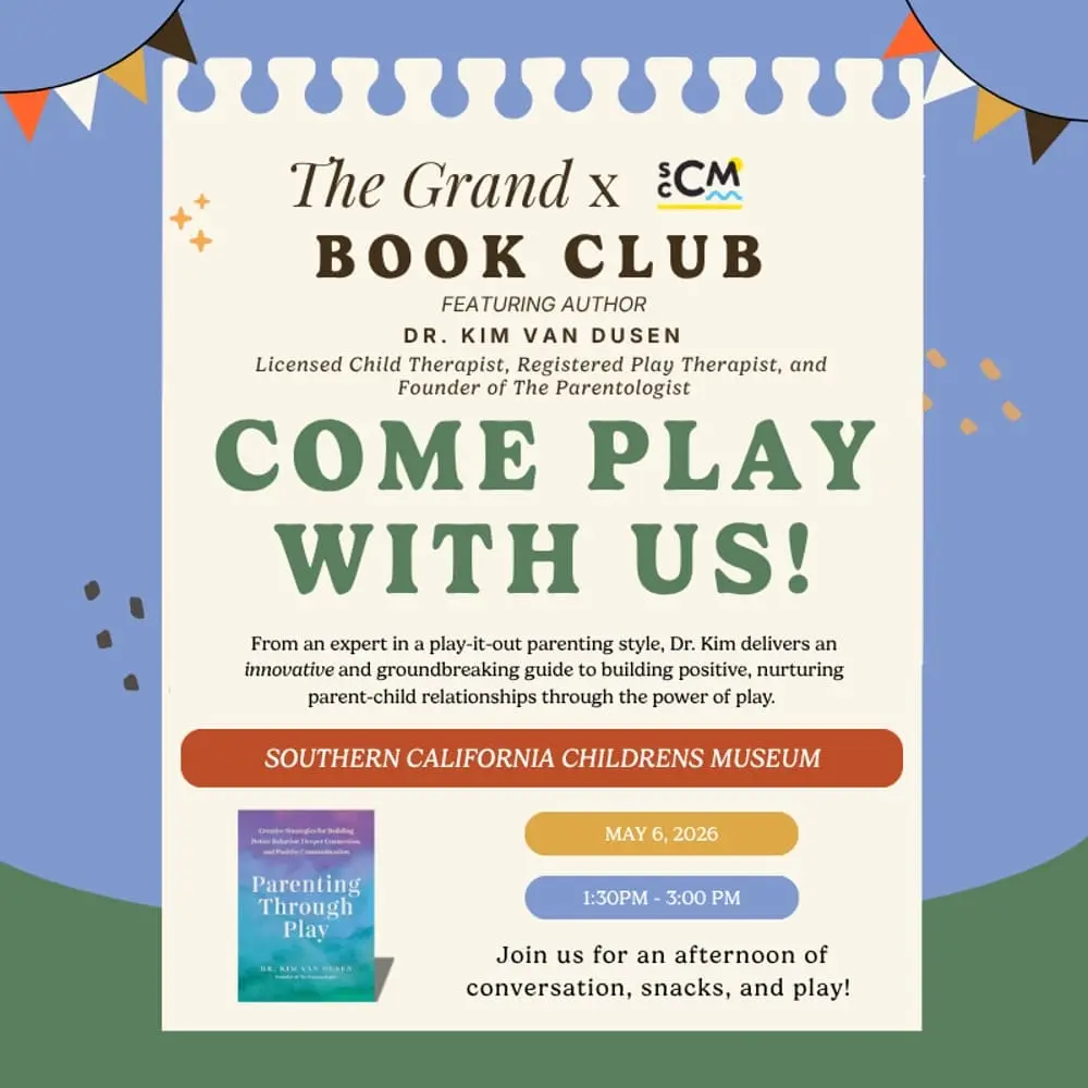 Grand Pursuit Book Club: Parenting through Play with Dr. Kim Van Dusen