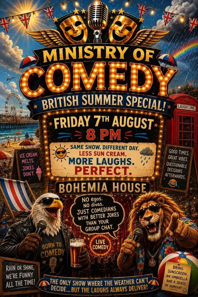 Ministry of Comedy - One Night Detention FREE ENTRY