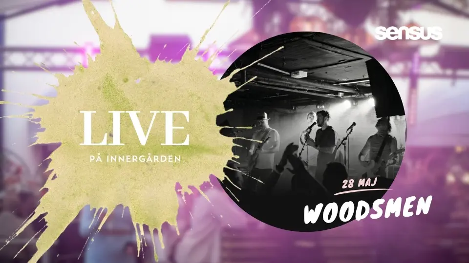 Innergården LIVE - 28 maj - Woodsmen - FRI ENTRÉ