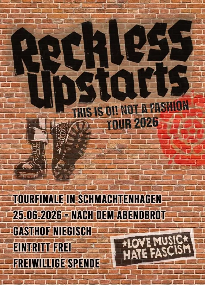 Reckless Upstarts live in Schmachtenhagen 