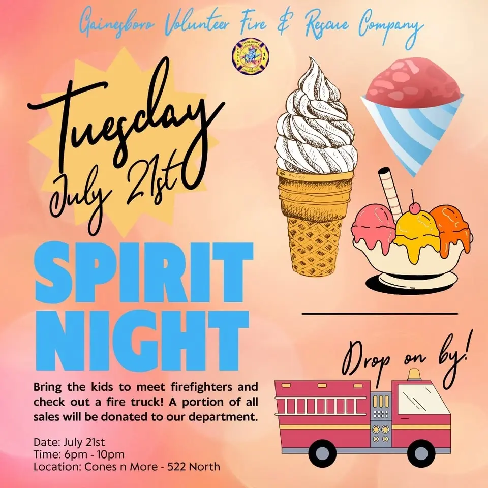 Spirit Night @ Cones N More 522 