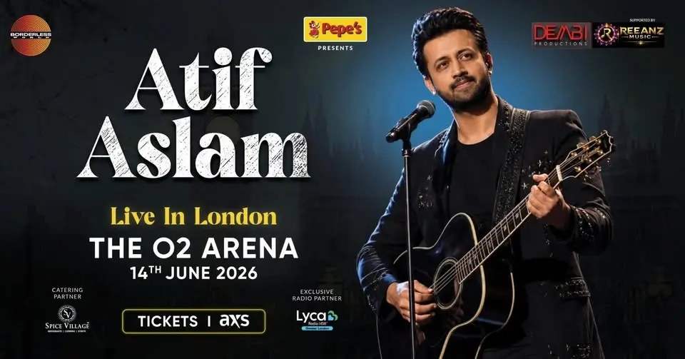Atif Aslam Live in Concert 🎶 Borderless Tour London 🇬🇧