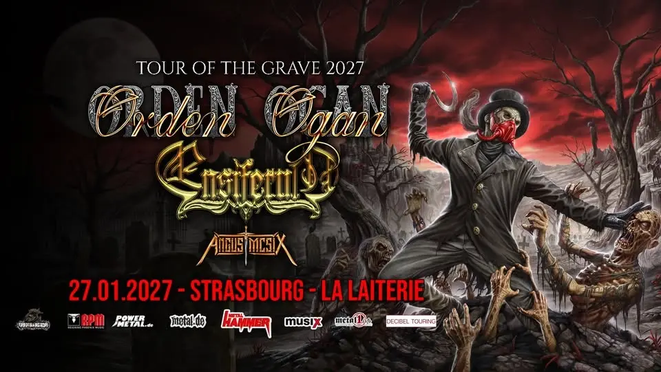 ORDEN OGAN + ENSIFERUM + ANGUS McSIX - La Laiterie - Strasbourg