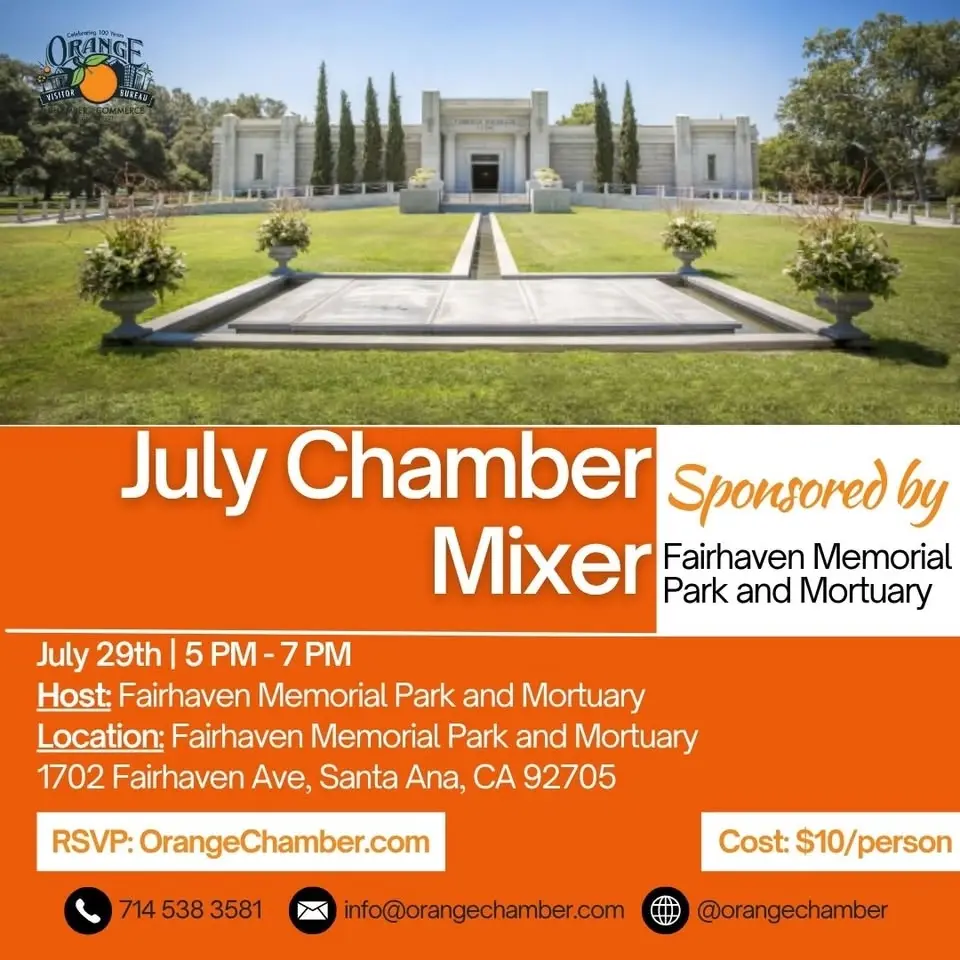 Chamber Mixer hosted by Dignity Memorial at Fairhaven Memorial Park