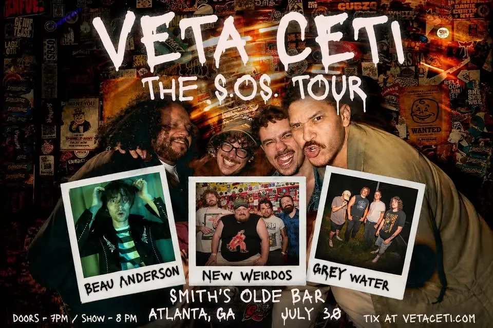 SOBATL Presents Veta Ceti: The SOS Tour with Beau Anderson, New Weirdos, and Greywater