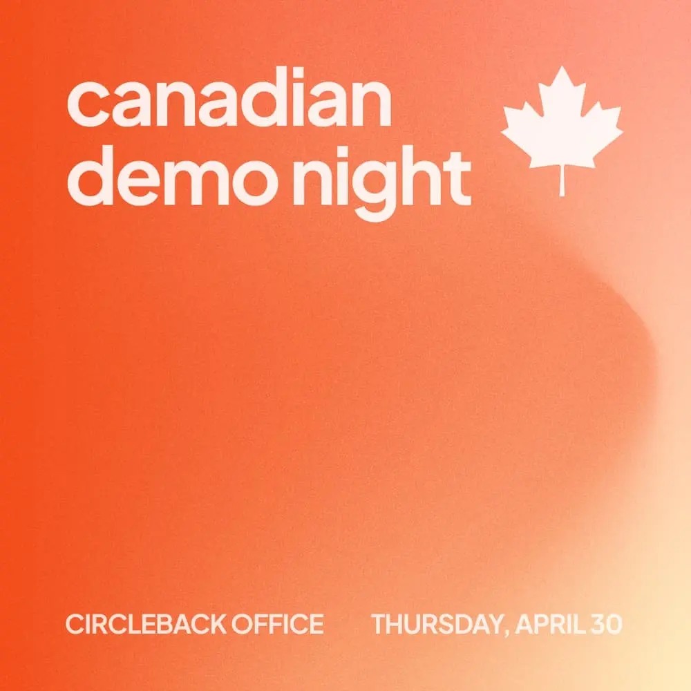 Canadian demo night