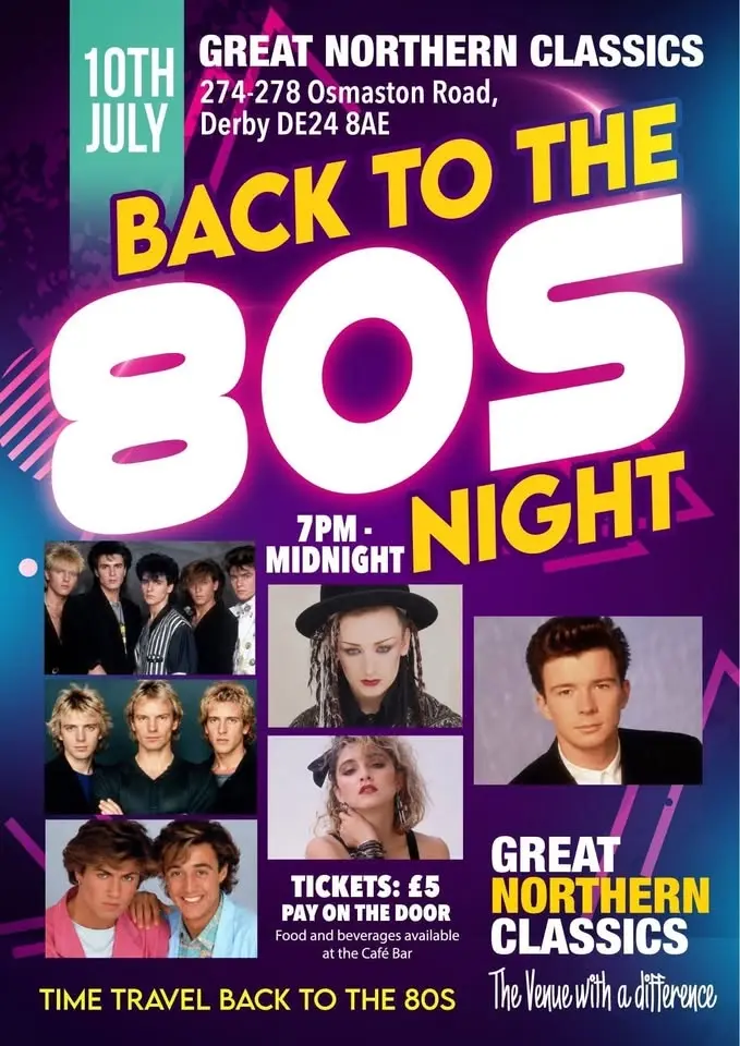 Back To The 80s Night