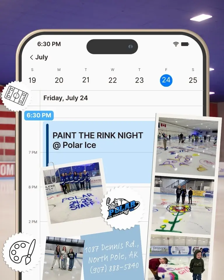 Paint the Rink at Polar Ice 