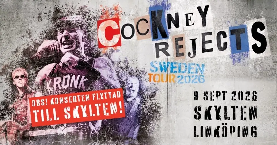 COCKNEY REJECTS + SUPPORT