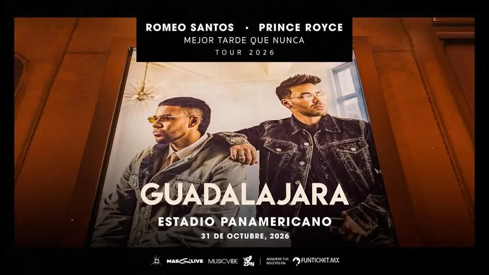 Romeo santos y Prince Royce en GUADALAJARA